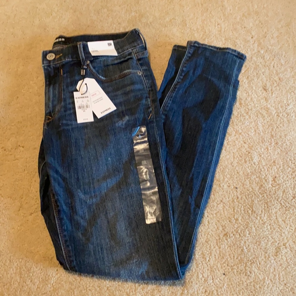 NWT Express Mid Rise Stretch Legging Jeans